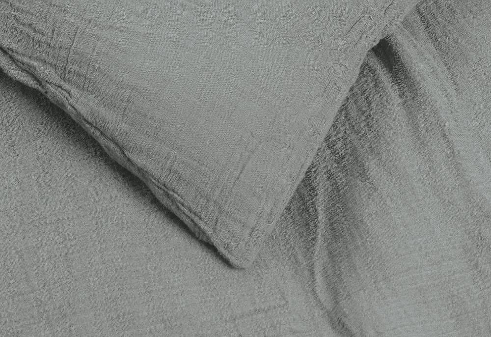 Pinolino Musselin-Bettwäsche für Kinderbetten, grau, 2-tlg Tägliche Deals