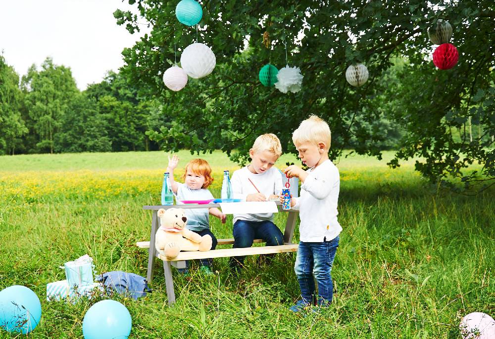 Pinolino Kindersitzgarnitur 'Nicki für 4', grau Letzte 2 Tage