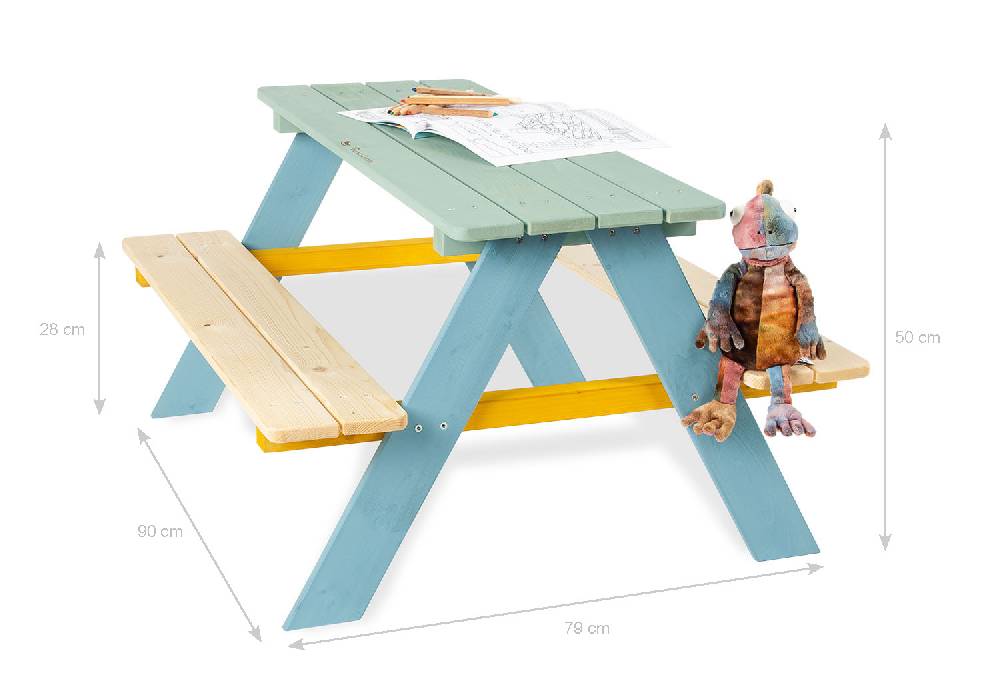 Pinolino Kindersitzgarnitur 'Nicki für 4', bunt Zeitbegrenzte Promotion