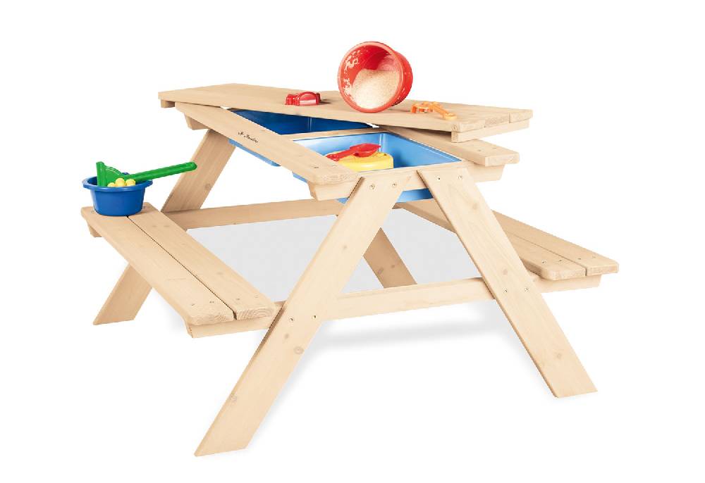 Pinolino Kindersitzgarnitur 'Matsch-Nicki für 4', natur