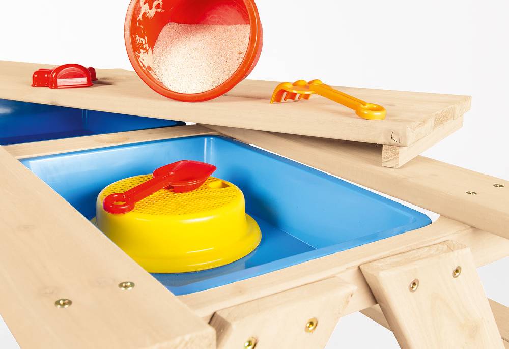 Pinolino Kindersitzgarnitur 'Matsch-Nicki für 4', natur Sonderangebot der Fabrik