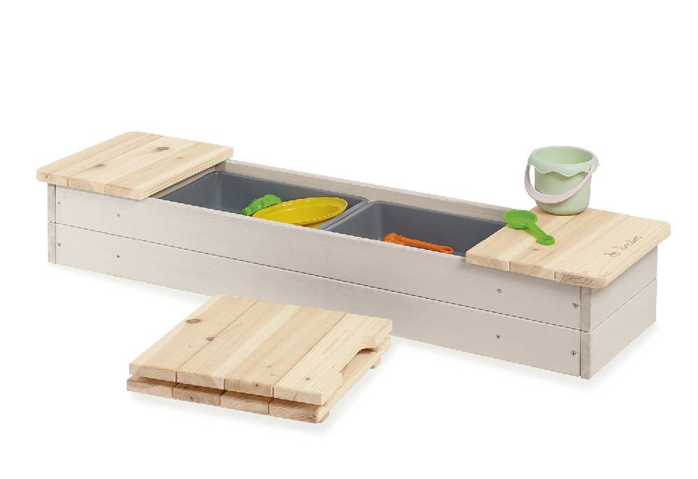 Pinolino Sandkasten 'Hedda', beige/natur