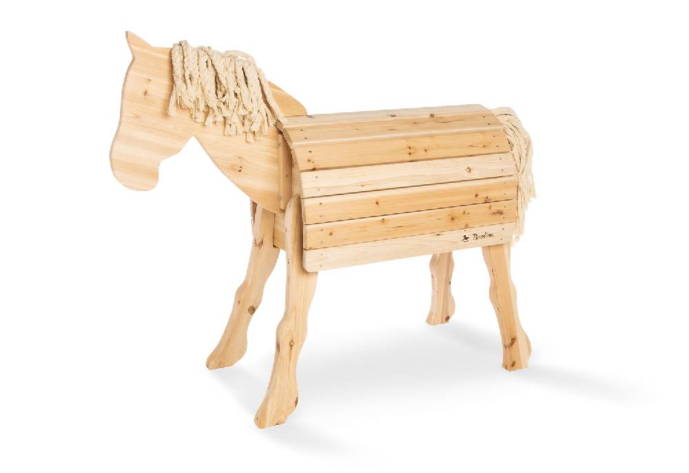 Pinolino Holzpferd 'Niels', natur Kostenloser Versand international