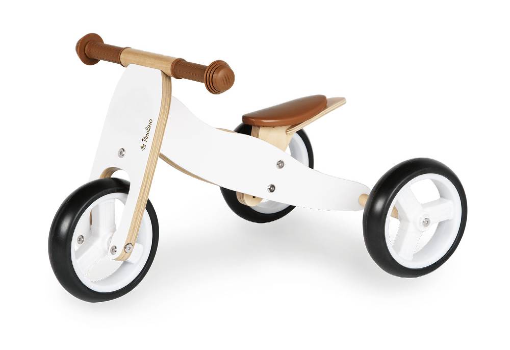 Pinolino Mini-Laufdreirad 'Charlie', weiß/natur Fabrik Onlineshop