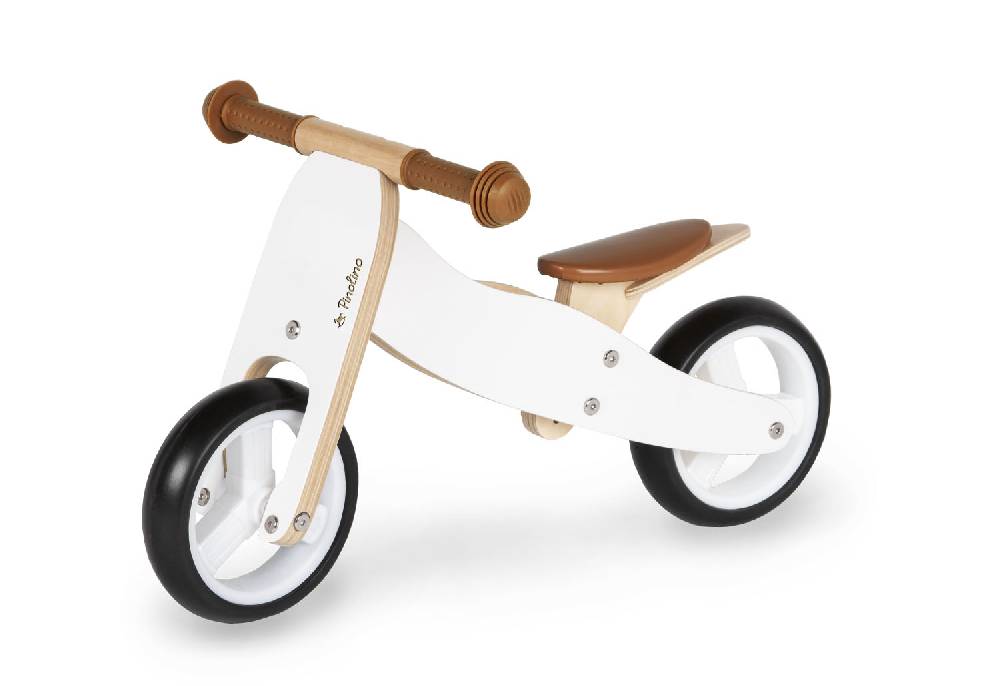 Pinolino Mini-Laufdreirad 'Charlie', weiß/natur Fabrik Onlineshop
