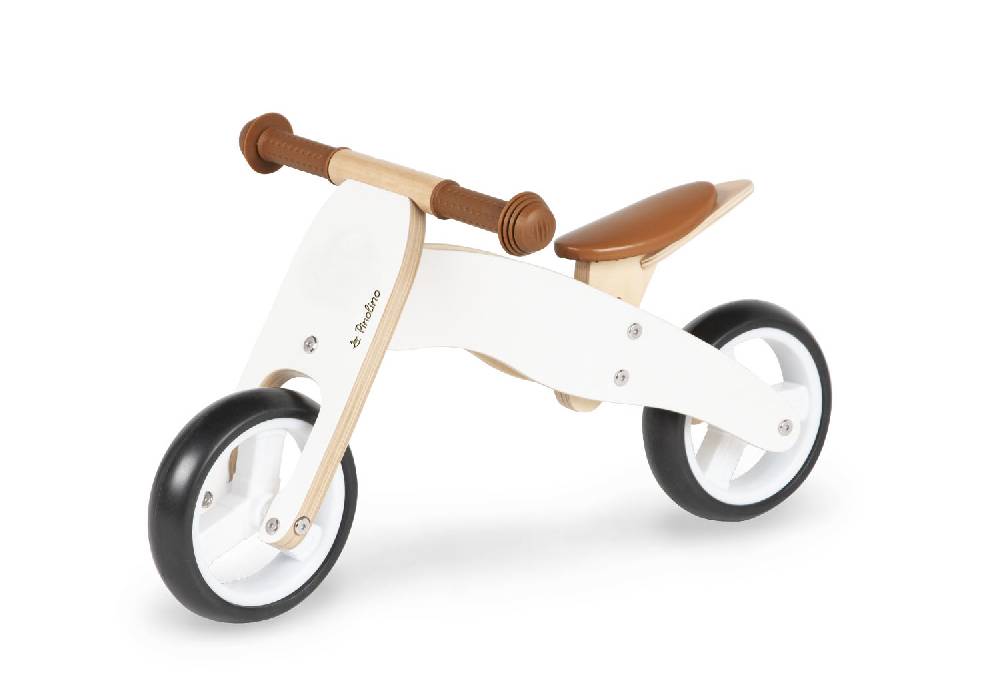Pinolino Mini-Laufdreirad 'Charlie', weiß/natur Fabrik Onlineshop