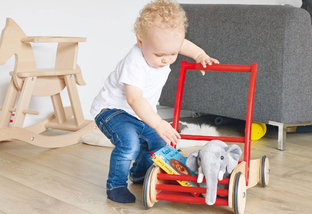 Pinolino Lauflernwagen 'Uli', rot Valentinstagsangebot