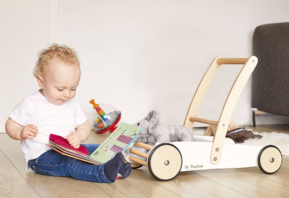 Pinolino Lauflernwagen 'Uli', weiß Jubiläumsangebot