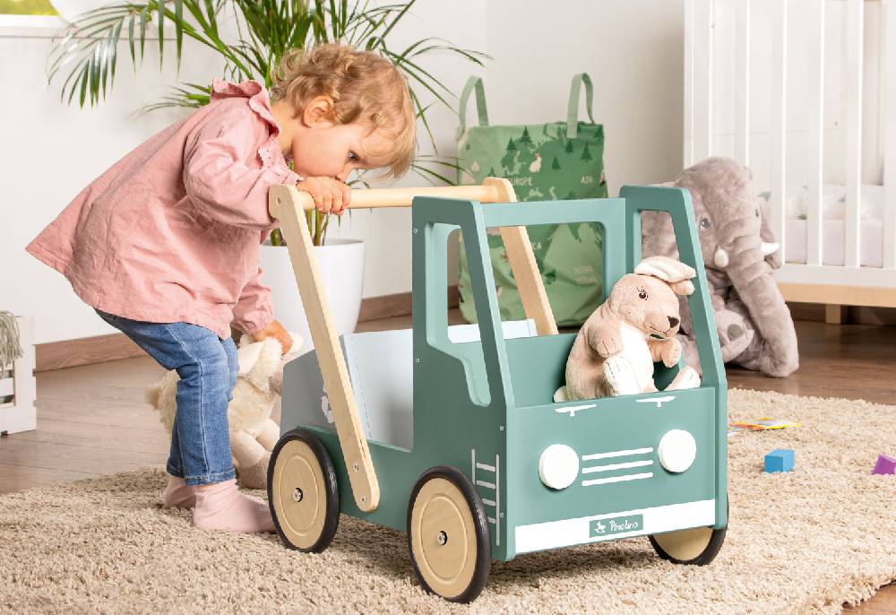 Pinolino Lauflernwagen 'Kipplaster Fred', grün Lagerräumung