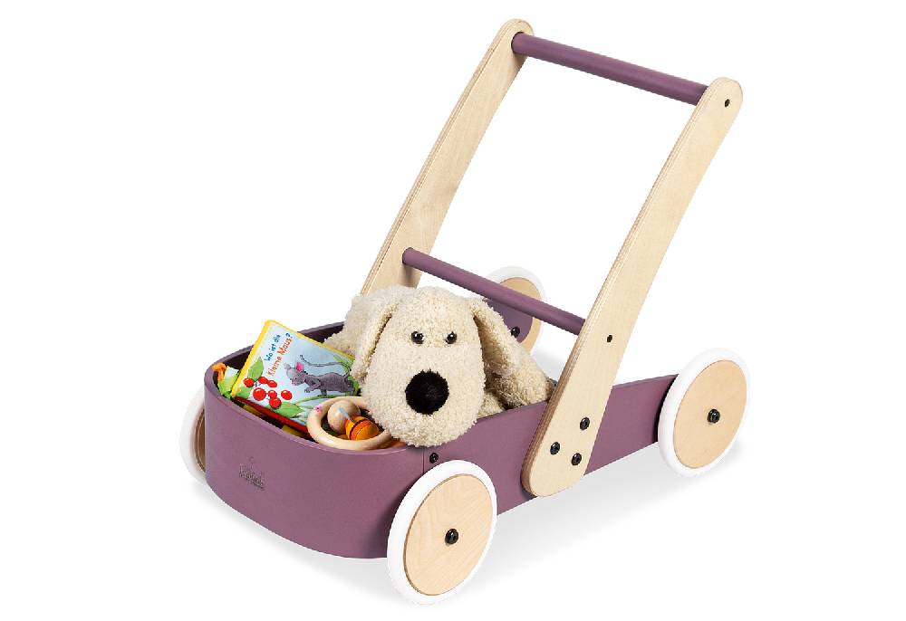 Pinolino Lauflernwagen 'Fiete', brombeer