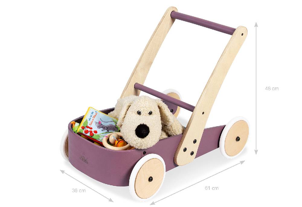 Pinolino Lauflernwagen 'Fiete', brombeer Neueste Mode