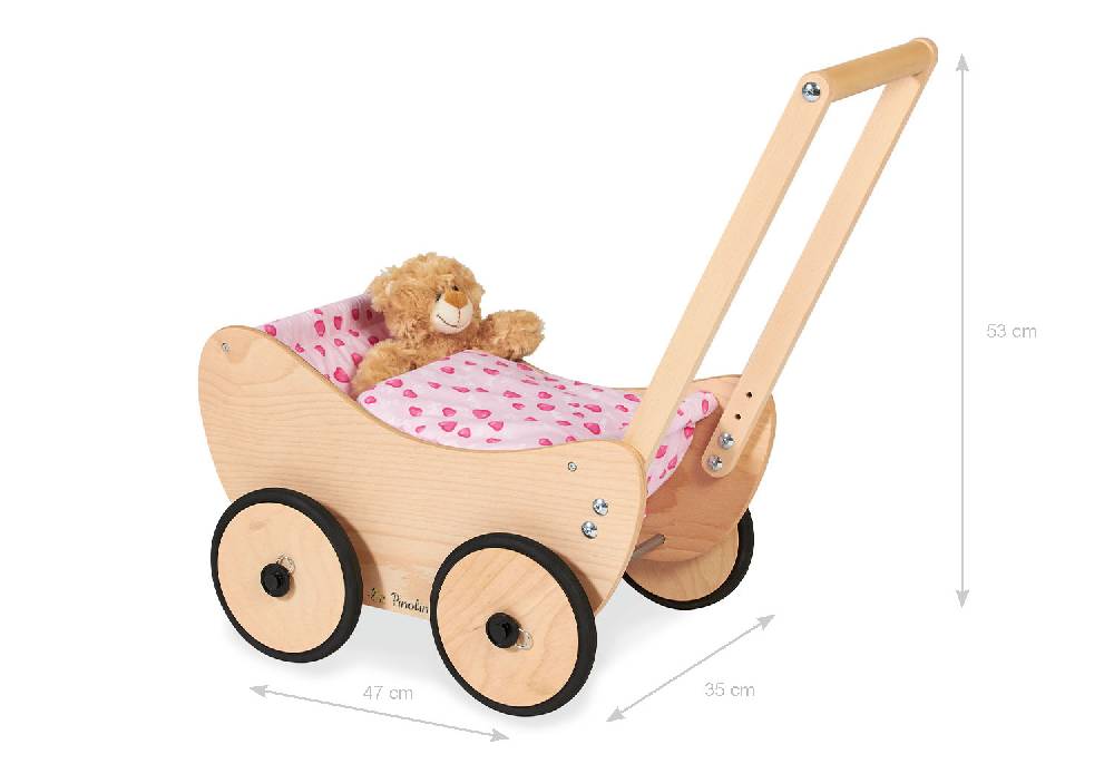 Pinolino Puppenwagen 'Trixi', natur, 2-tlg Saisonale Angebote