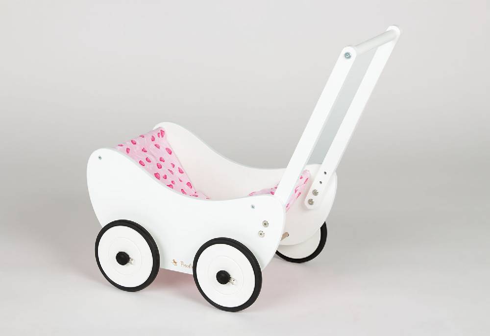 Pinolino Puppenwagen 'Trixi', weiß, 2-tlg Räumungsverkauf