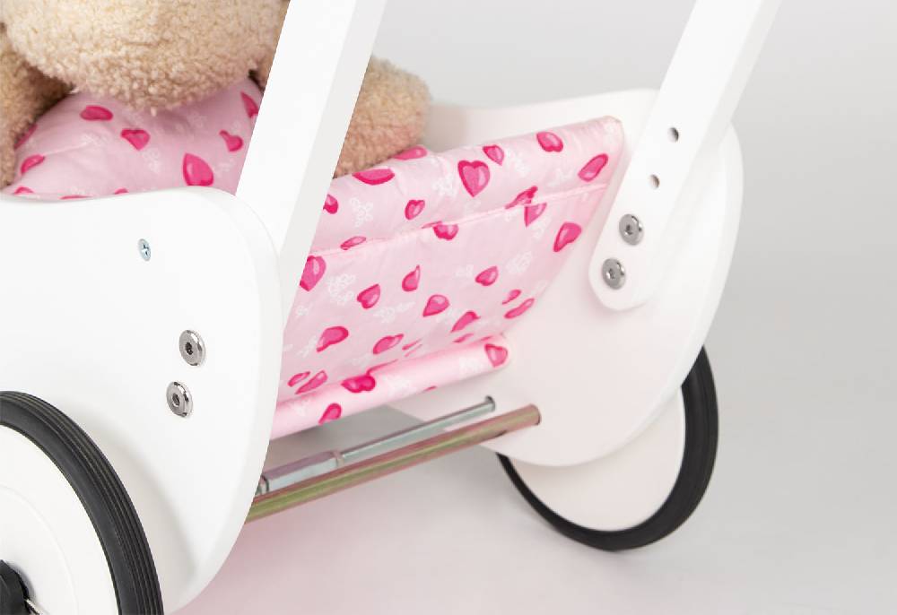 Pinolino Puppenwagen 'Trixi', weiß, 2-tlg Räumungsverkauf
