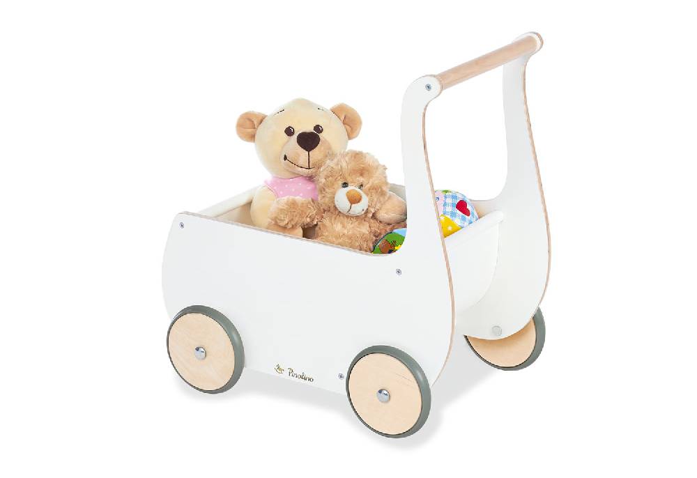 Pinolino Puppenwagen 'Mette', weiß