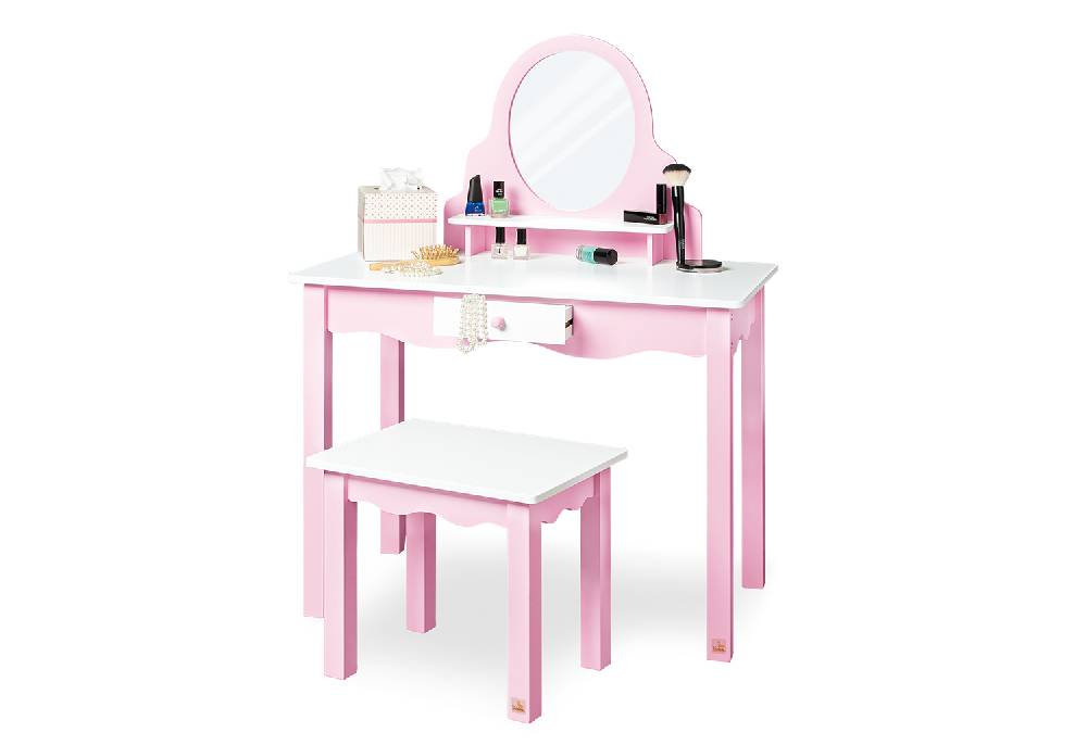 Pinolino Kinderschminktisch 'Jasmin' inkl. Hocker, 2-tlg