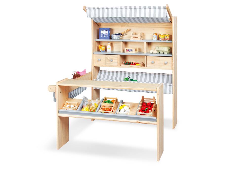 Pinolino Marktstand 'Lucy', grau