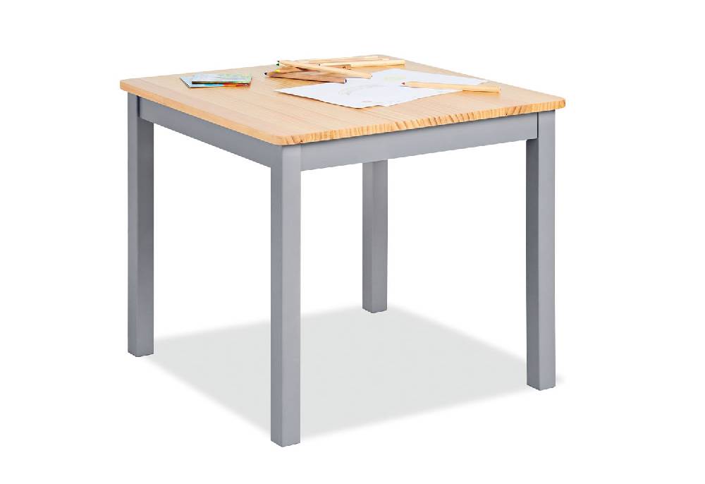 Pinolino Kindertisch 'Fenna', grau/natur