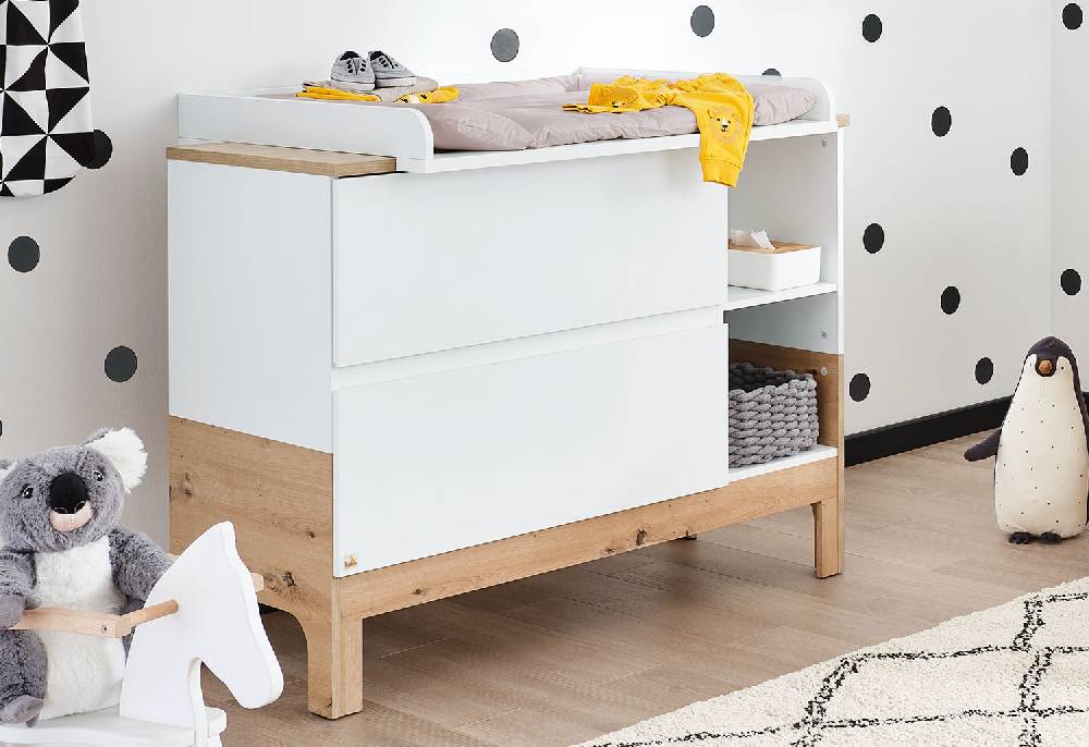 Pinolino Wickelkommode 'Soley' breit - Auslaufartikel Kauf eins, bekomm eins gratis