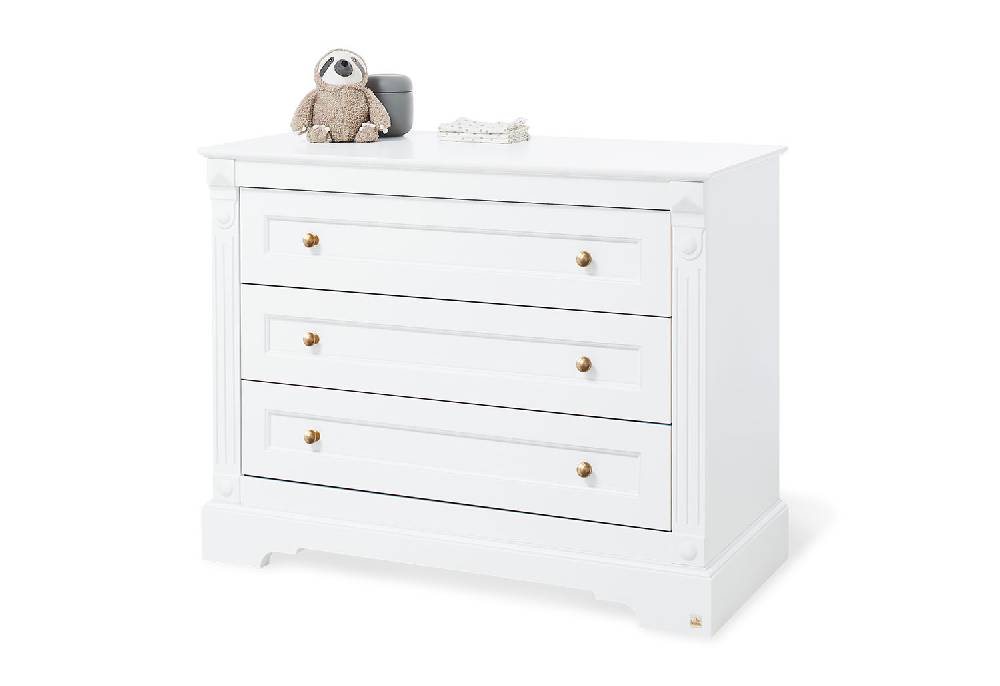 Pinolino Limited Edition - Wickelkommode 'Emilia Gold' breit - Auslaufartikel Tägliche Deals