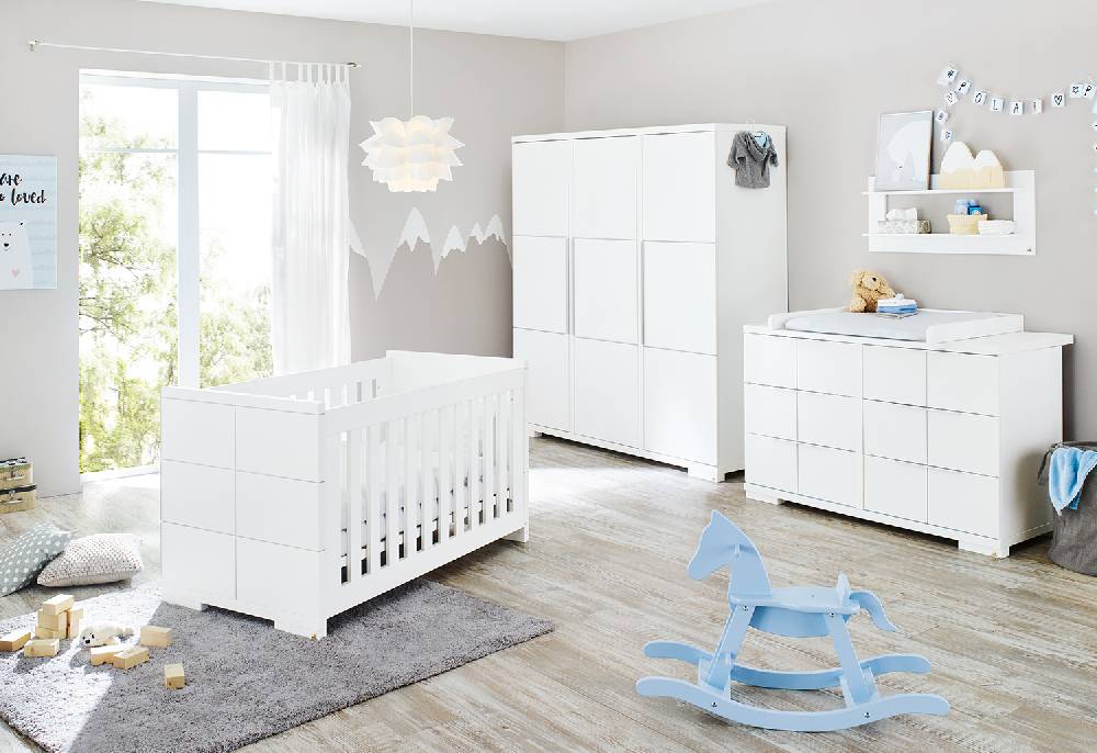 Pinolino Kinderzimmer-Set 'Polar' extrabreit groß, 3-tlg. - Auslaufartikel