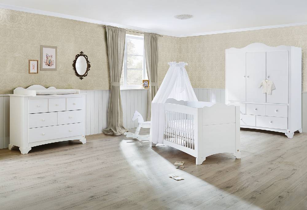 Pinolino Kinderzimmer-Set 'Pino' breit groß mit 3 Türen, 3-tlg. - Auslaufartikel