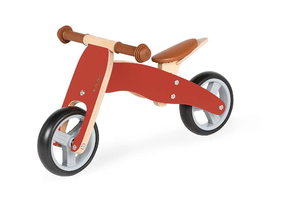 Pinolino Mini-Laufdreirad 'Charlie', rot/natur - Auslaufartikel Muttertagsangebot