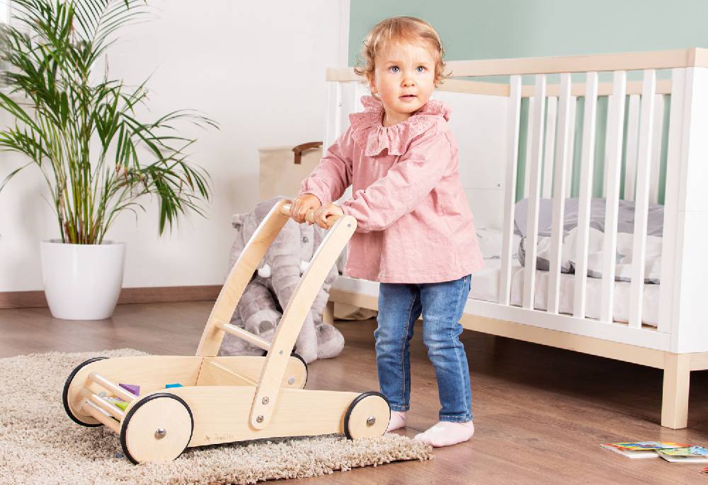 Pinolino Lauflernwagen 'Uli', natur - Auslaufartikel Super Sparpreis