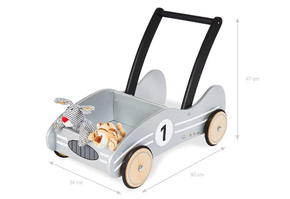 Pinolino Lauflernwagen 'Kimi', silber - Auslaufartikel Wochenangebot