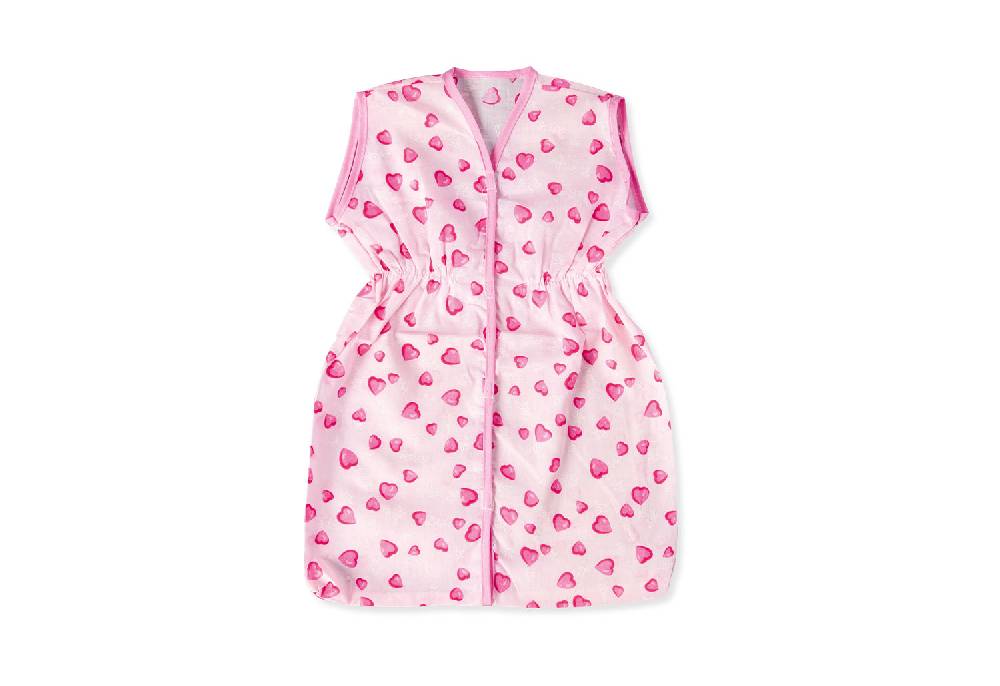 Pinolino Puppenschlafsack 'Herzchen', rosa - Auslaufartikel