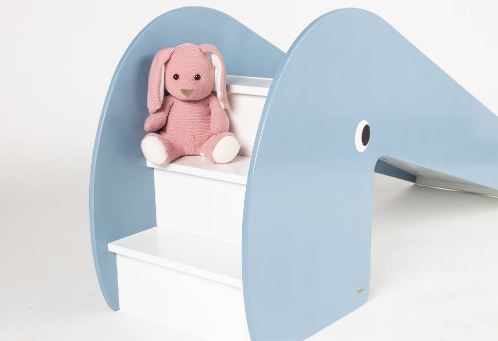 Pinolino Indoor-Rutsche 'Lotta', blau/weiß - Auslaufartikel Rabatt