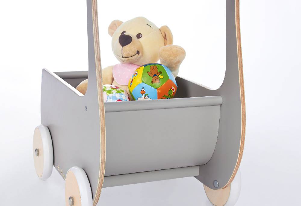 Pinolino Puppenwagen 'Mette', grau - Auslaufartikel Osterangebot