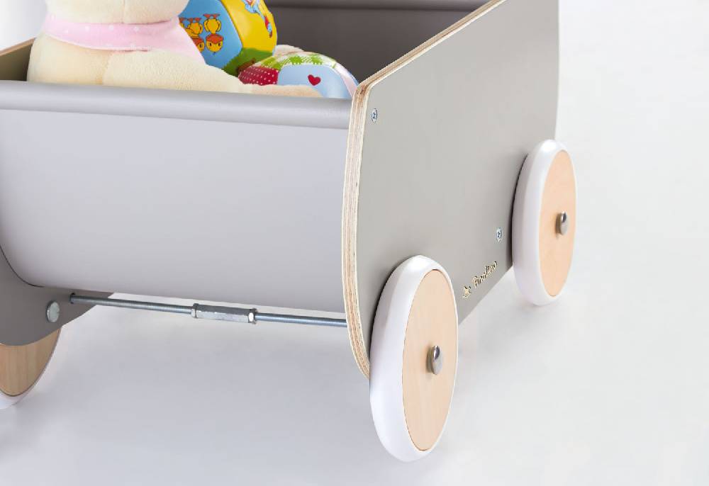 Pinolino Puppenwagen 'Mette', grau - Auslaufartikel Osterangebot