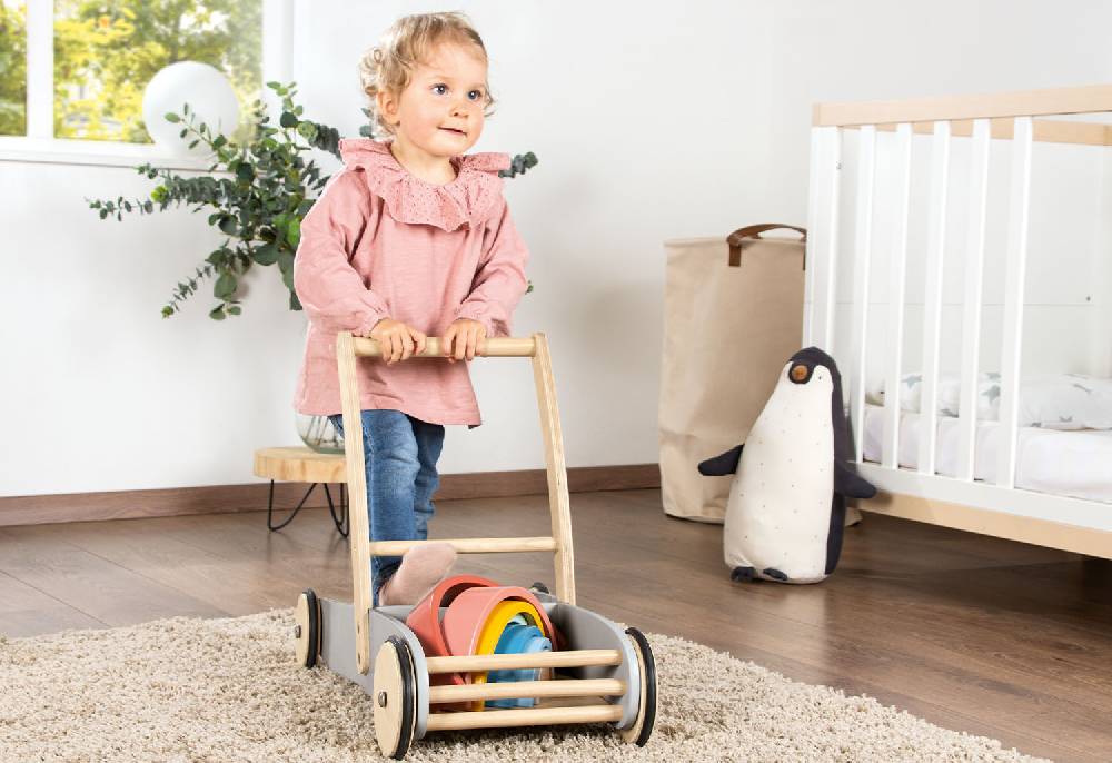 Pinolino Lauflernwagen 'Uli', grau - 2. Wahl Online Outlet