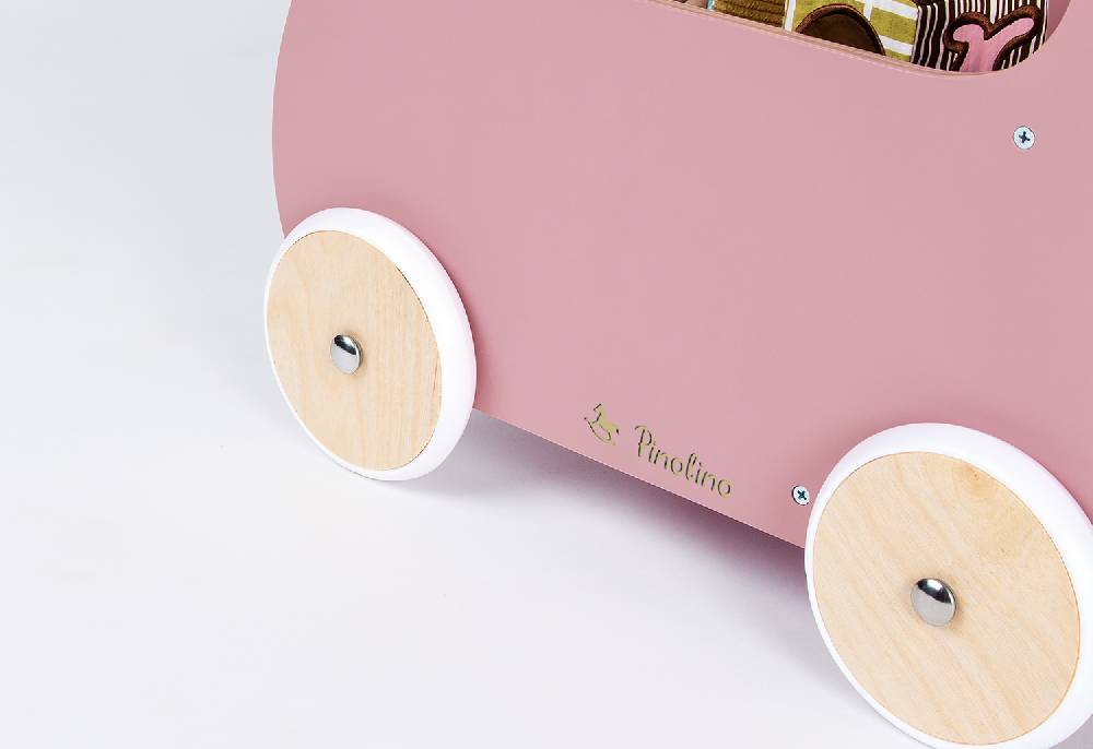Pinolino Puppenwagen 'Mette', rosa - Auslaufartikel Blitzangebot