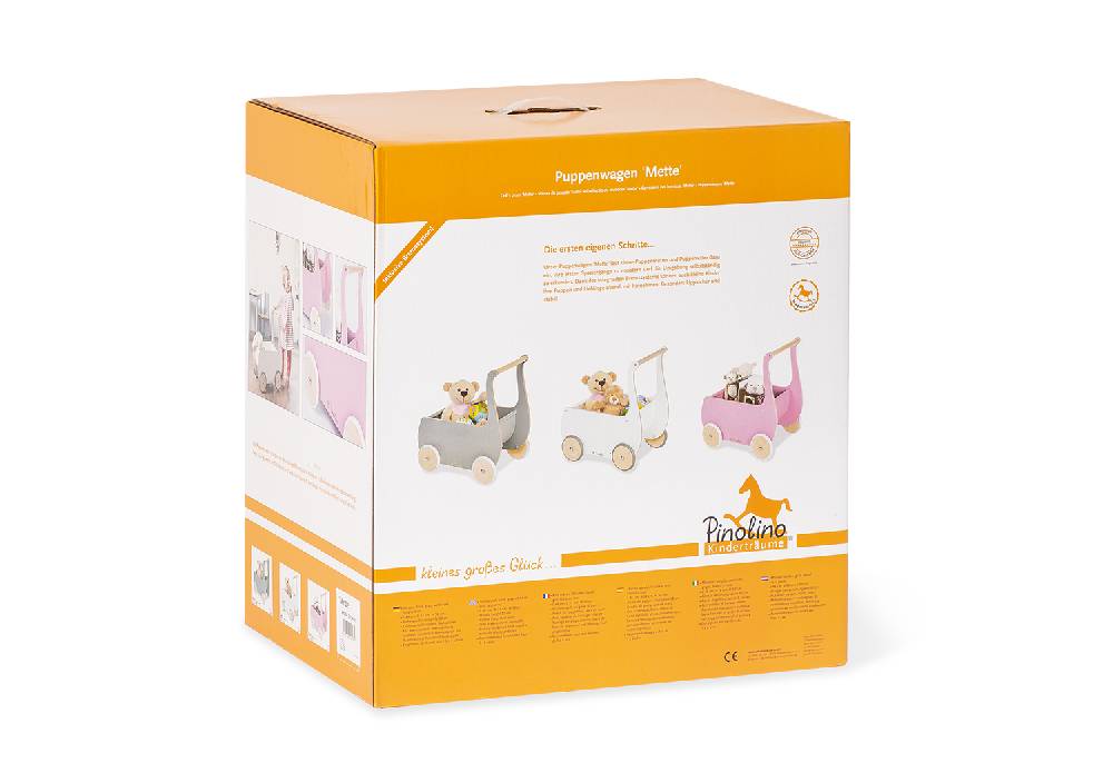 Pinolino Puppenwagen 'Mette', rosa - Auslaufartikel Blitzangebot