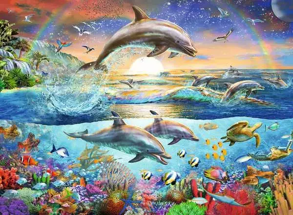 Ravensberger Matratzen Kinderpuzzle ab 9 Jahren - Delfinparadies - 300 Teile Verkauf