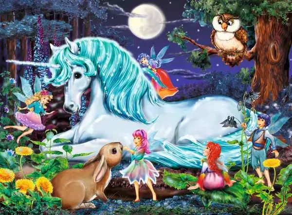 Ravensberger Matratzen Kinderpuzzle ab 6 Jahren - Im Zauberwald - 100 Teile im Angebot