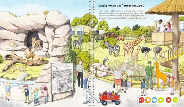Ravensberger Matratzen tiptoi® Wieso? Weshalb? Warum? Entdecke den Zoo Schlussverkauf