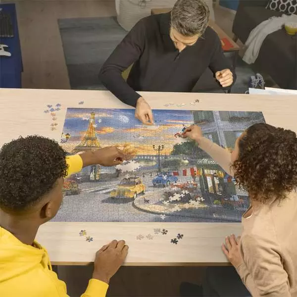 Ravensberger Matratzen Puzzle 2000 Teile - Romantische Abendstunde in Paris Fabrikverkauf