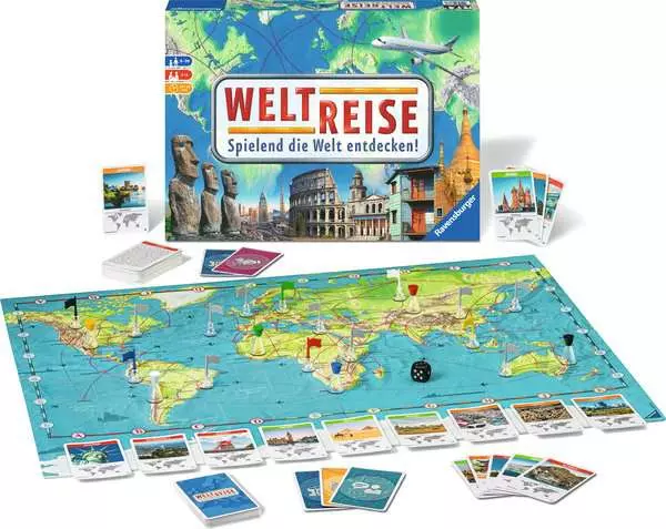 Ravensberger Matratzen Weltreise - Spiel ab 8 Jahren Fabrik Onlineshop
