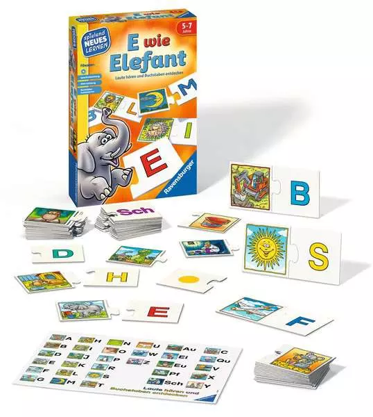 Ravensberger Matratzen E wie Elefant - Kinderspiel ab 5 Jahren Vatertagsangebot