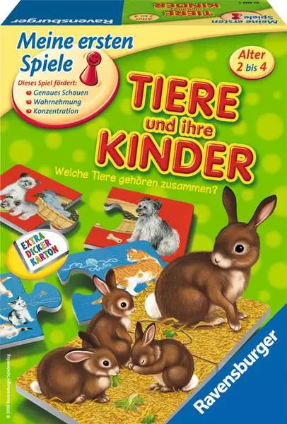 Ravensberger Matratzen Tiere und ihre Kinder - Kinderspiel ab 2 Jahren Zeitlich begrenztes Angebot