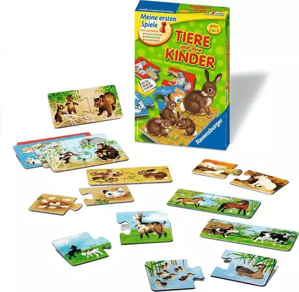 Ravensberger Matratzen Tiere und ihre Kinder - Kinderspiel ab 2 Jahren Zeitlich begrenztes Angebot