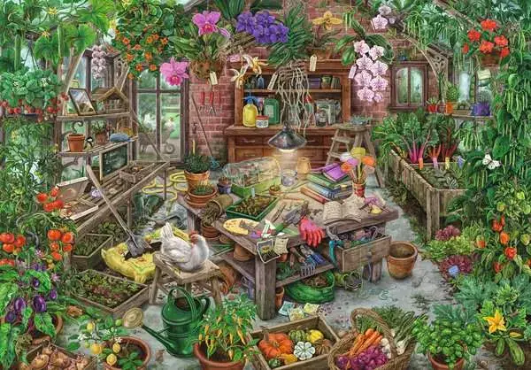 Ravensberger Matratzen Puzzle 368 Teile - Im Gewächshaus Neuheiten