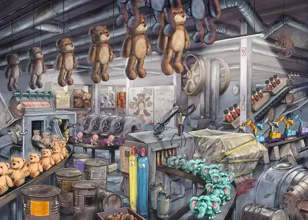 Ravensberger Matratzen Puzzle 368 Teile - In der Spielzeugfabrik Bestseller