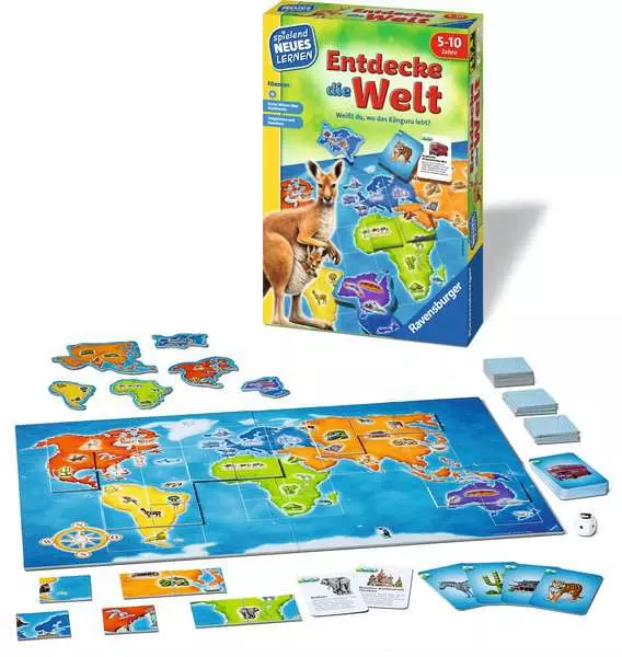 Ravensberger Matratzen Entdecke die Welt - Kinderspiel ab 5 Jahren Kostenlose Rückgabe