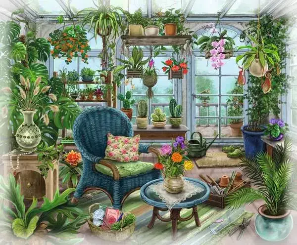 Ravensberger Matratzen Puzzle 99 Teile - Im Gutshaus Wintergarten Letzte 2 Tage
