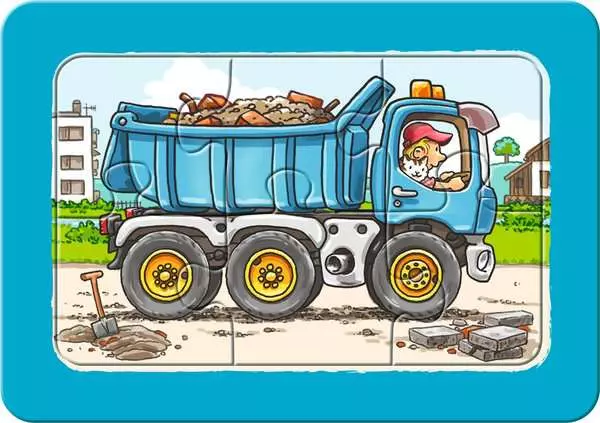 Ravensberger Matratzen Kinderpuzzle ab 2 Jahren - Bagger, Traktor und Kipplader - 6 Teile Bis zu 55% Rabatt