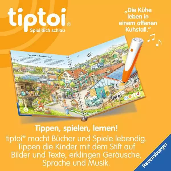 Ravensberger Matratzen tiptoi® Starter-Set: Stift und Bauernhof-Buch Kostenloser Versand international